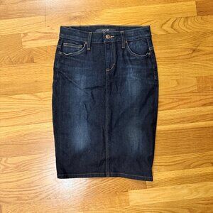 Joe's Jeans Dark Blue Denim Skirt